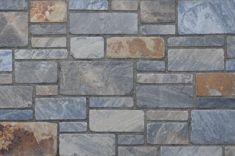 Pangaea Natural Stone 3 Course Ashlar, Saddleback