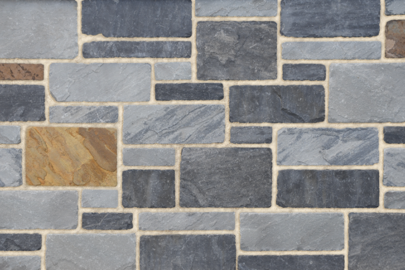 Pangaea Natural Stone 3 Course Ashlar, Oxford