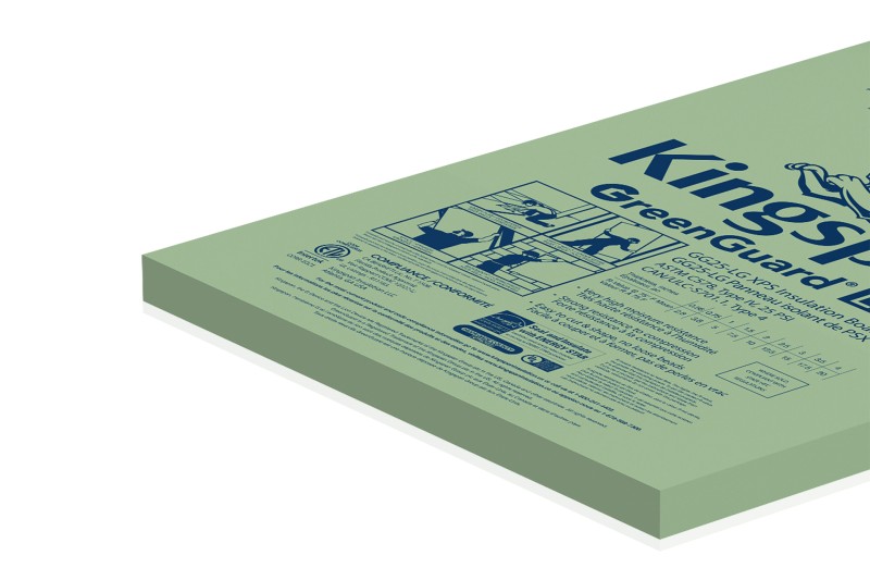 Kingspan GreenGuard® Type IV XPS Insulation Board, Scored
