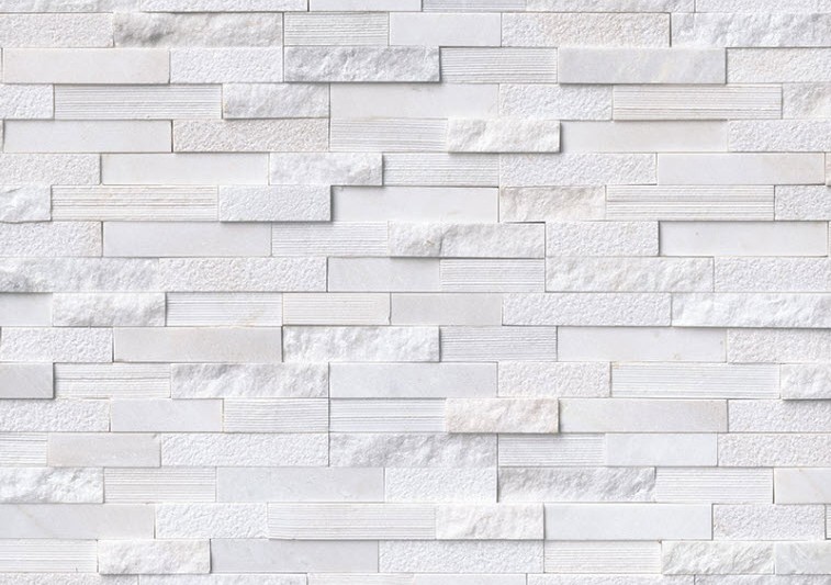 Arctic White Multi Finish - Natural Stone Panel
