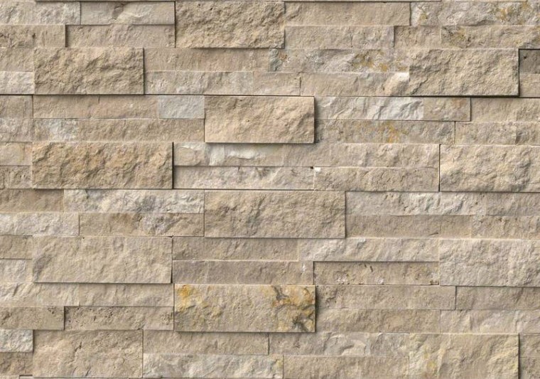 Natural Stone Panel, Durango Cream Splitface